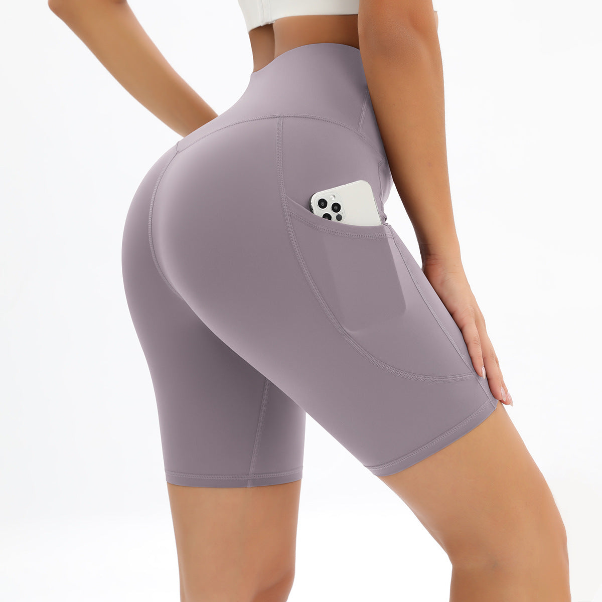 Women's Double-sided High Waist Hip Lift Tight Sports - Chic Angle
